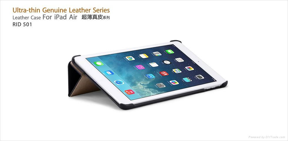 Ultra-thin Genuine Leather Case for Ipad Air  2