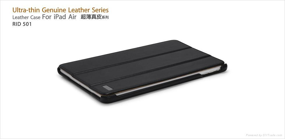 Ultra-thin Genuine Leather Case for Ipad Air  4