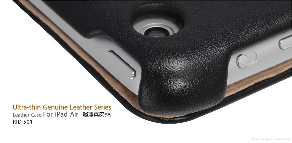 Ultra-thin Genuine Leather Case for Ipad Air  5