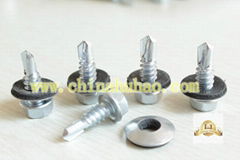 Hex head Drilling screws zinc coated