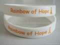 printed silicone bracelet   1