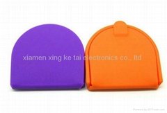 silicone coin purse with different color to choose