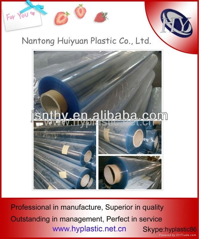 Normal Clear Transparent Tubular PVC Packing Film in rolls