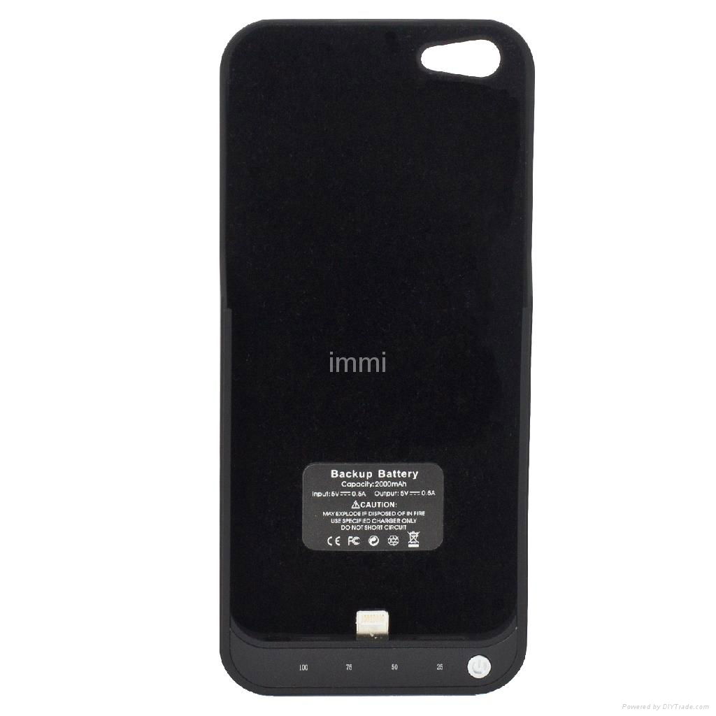 Backup Power Bank for iPhone 5, with 2000mAh Capacity