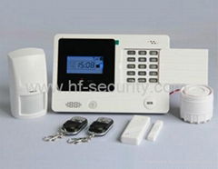 LCD display GSM voice guide alarm system