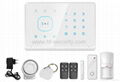 Tamperproof RFID touch keypad GSM home security alarm