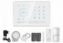 LCD display RFID wireless burglar alarm system