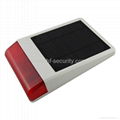 Outdoor solar alarm siren with strobe 2