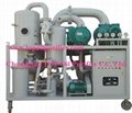 Double-stage vacuum transformer oil purifier machine