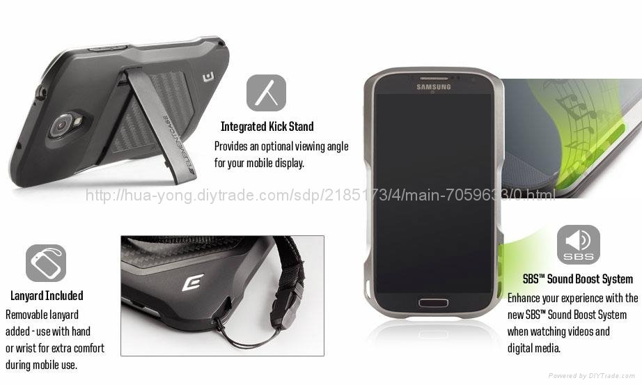 Carbon fiber plate case for Samsung Galaxy S4 4