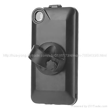 Waterproof bike mount holder case for iphone 5/5S 2