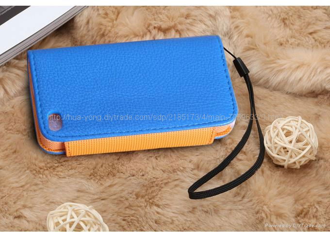 Hot selling wallet case for iphone 5/5S 4