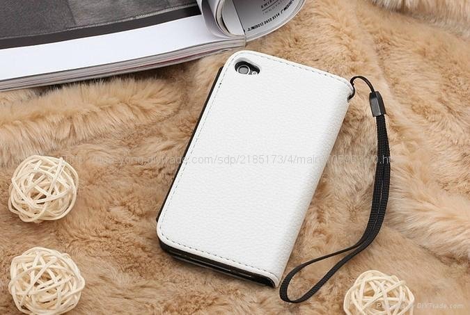 Hot selling wallet case for iphone 5/5S 5