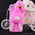 Rabbit silicone case for iphone 5/5S