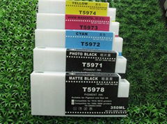 700ml refillable ink cartridge for epson 9700 7700 9710 7710 PK/MK/C/M/Y 