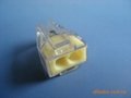 PUSH-WIRE CONNECTOR FOR JUNCTION BOXES 2-CONDUCTOR TERMINAL BLOCKS   3
