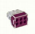 PUSH-WIRE CONNECTOR FOR JUNCTION BOXES 2-CONDUCTOR TERMINAL BLOCKS   4