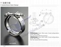 Hose clamp, liner clamp, T-bolt clamp, heavy duty clamp, performance clamp 3
