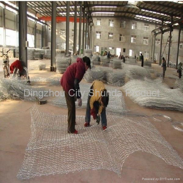 galvanized hexagonal wire mesh with triple twist 2