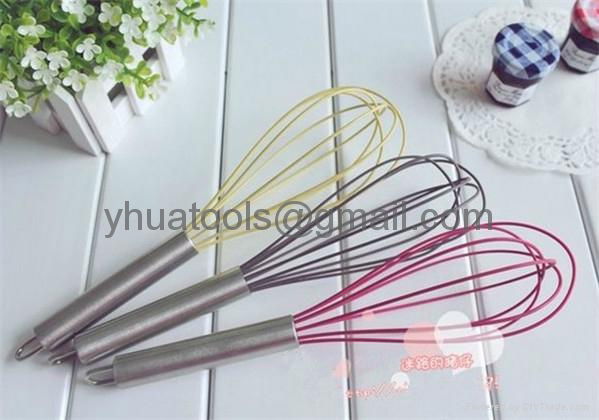 Kitchen Utensils Cooking Tools Silicone Egg Beater egg whisk 3