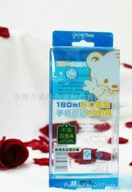 The high transparent PP bottle packaging box