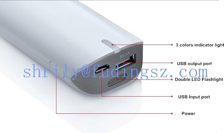 portable charger power bank 5600mah OEM&ODM with real capacity 2