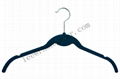 velvet belt hanger covered coat hangers non-slip velvet space saving hanger