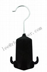 vevet tie rack Scarf Tie Hanger 4-Tier Velvet Touch Hangers