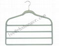 plastic hanger Velvet pants hanger