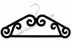 Velvet pants hanger Velvet pants hanger Velvet hanger with printed logo