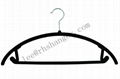 Velvet pants hanger Velvet pants hanger Velvet hanger with printed logo 2