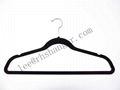 Velvet pants hanger Velvet pants hanger Velvet hanger with printed logo 4