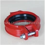 Ductile iron grooved fitting Rigid coupling 