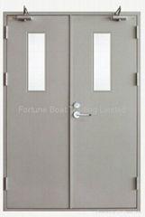 fireproof steel door with certificate 