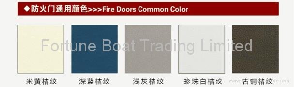 fireproof steel door with certificate  4