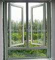 UPVC three panel Casement Windows with mosquito mesh 