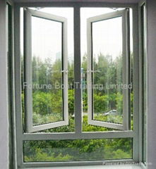 UPVC three panel Casement Windows with