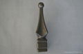 Wrought iron spears points & railheads 3