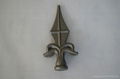 Wrought iron spears points & railheads 4