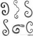 forged  & cast steel ornament accessories for fence&gates 2