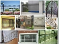 Wrought iron gate &fence design patterns 1