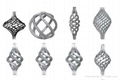 wrought iron baskets for balusters&railings 1