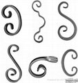 wrought iron baskets for balusters&railings 2