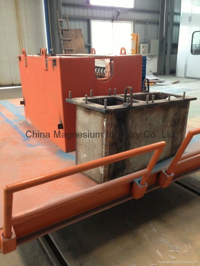 AMC200 melting furnace magnesium alloy furnace foundry die casting 2