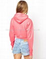 Brand Stylish Women Cropped Hoodie BD140327 2