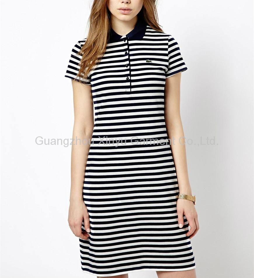 Stretch Polo Dress BD140329