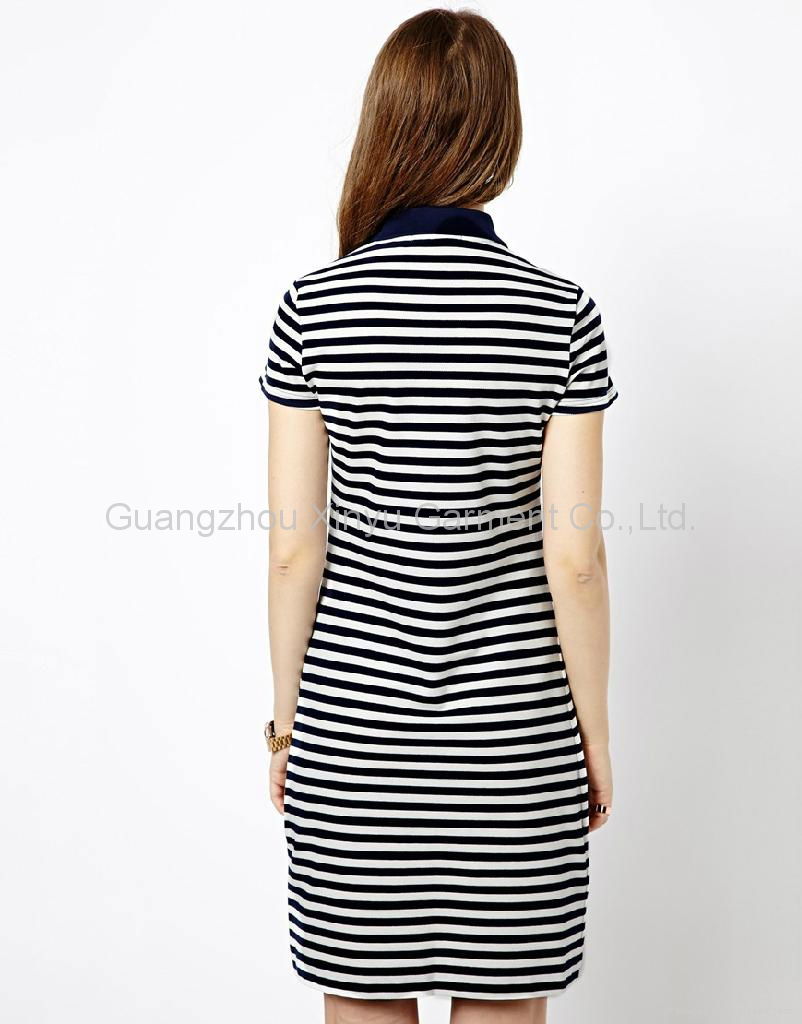 Stretch Polo Dress BD140329 2