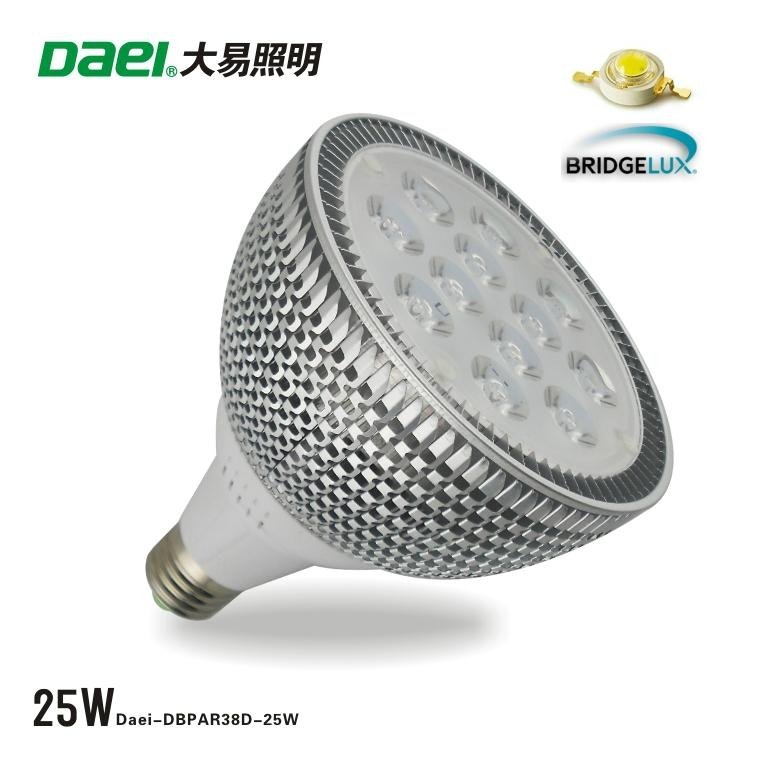 Daei brand 25W PAR38LED Spotlight High power led cup light