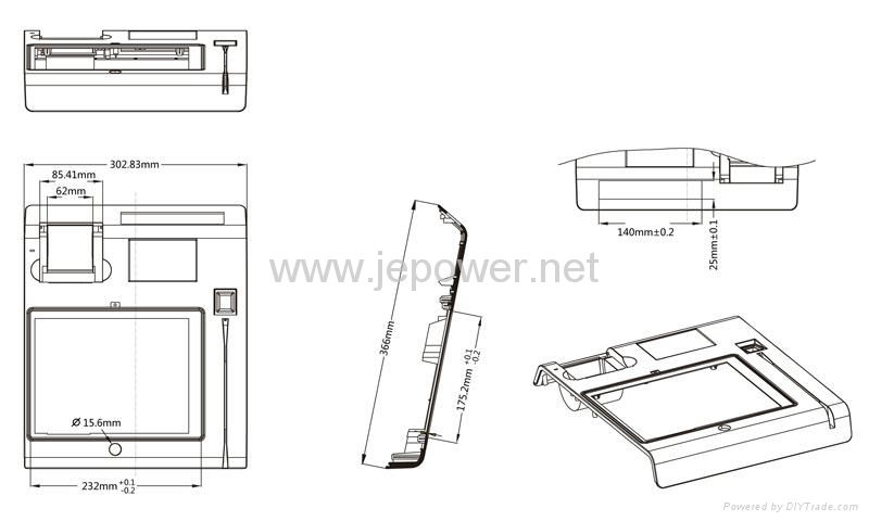 Super High Quality Jepower T508 Android Pos Terminal 5