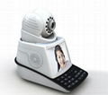 Network phone camera, wireless alarm, remote control